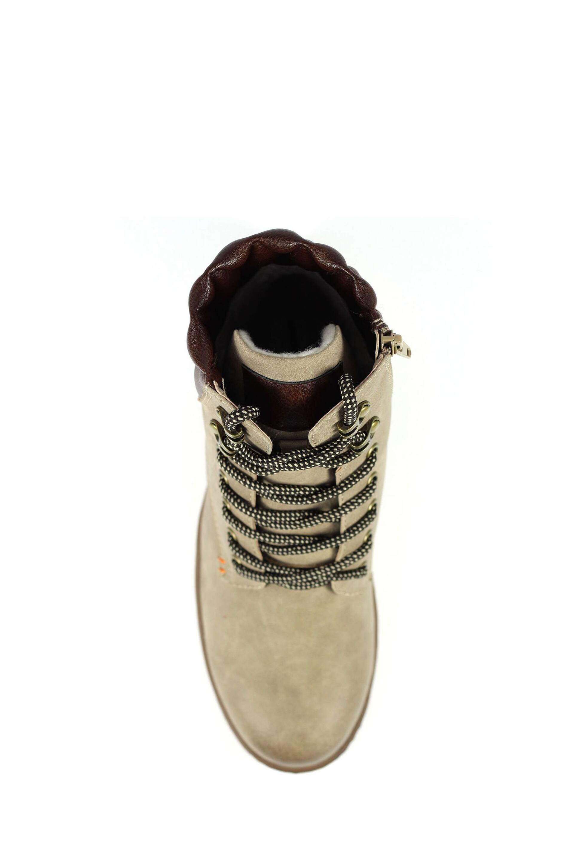 Lunar Natural Roberta Stone Waterproof Ankle Boots - Image 6 of 8