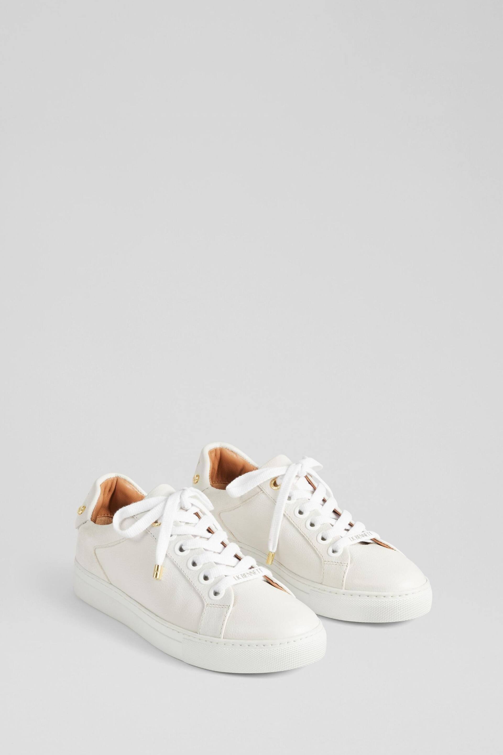 LK Bennett Signature Leather Trainers - Image 1 of 7