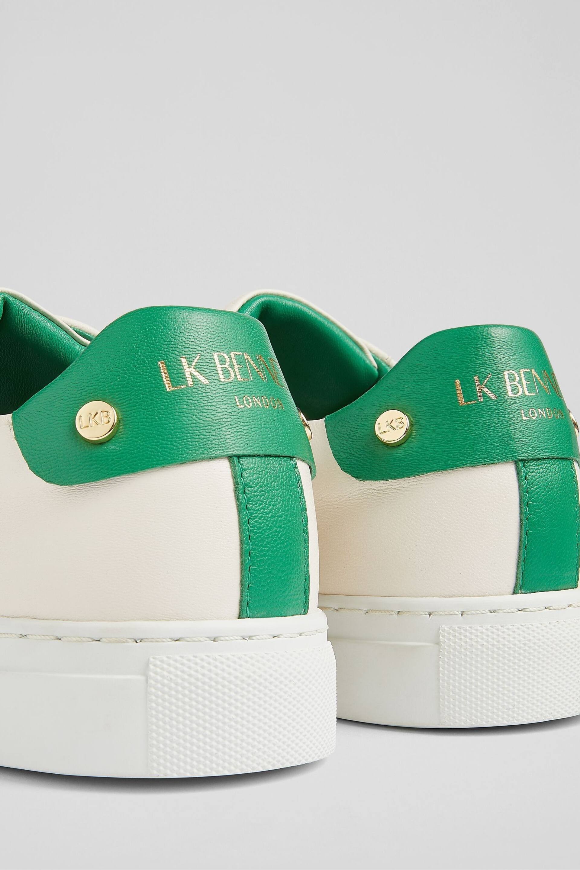 LK Bennett Signature Leather Trainers - Image 3 of 7