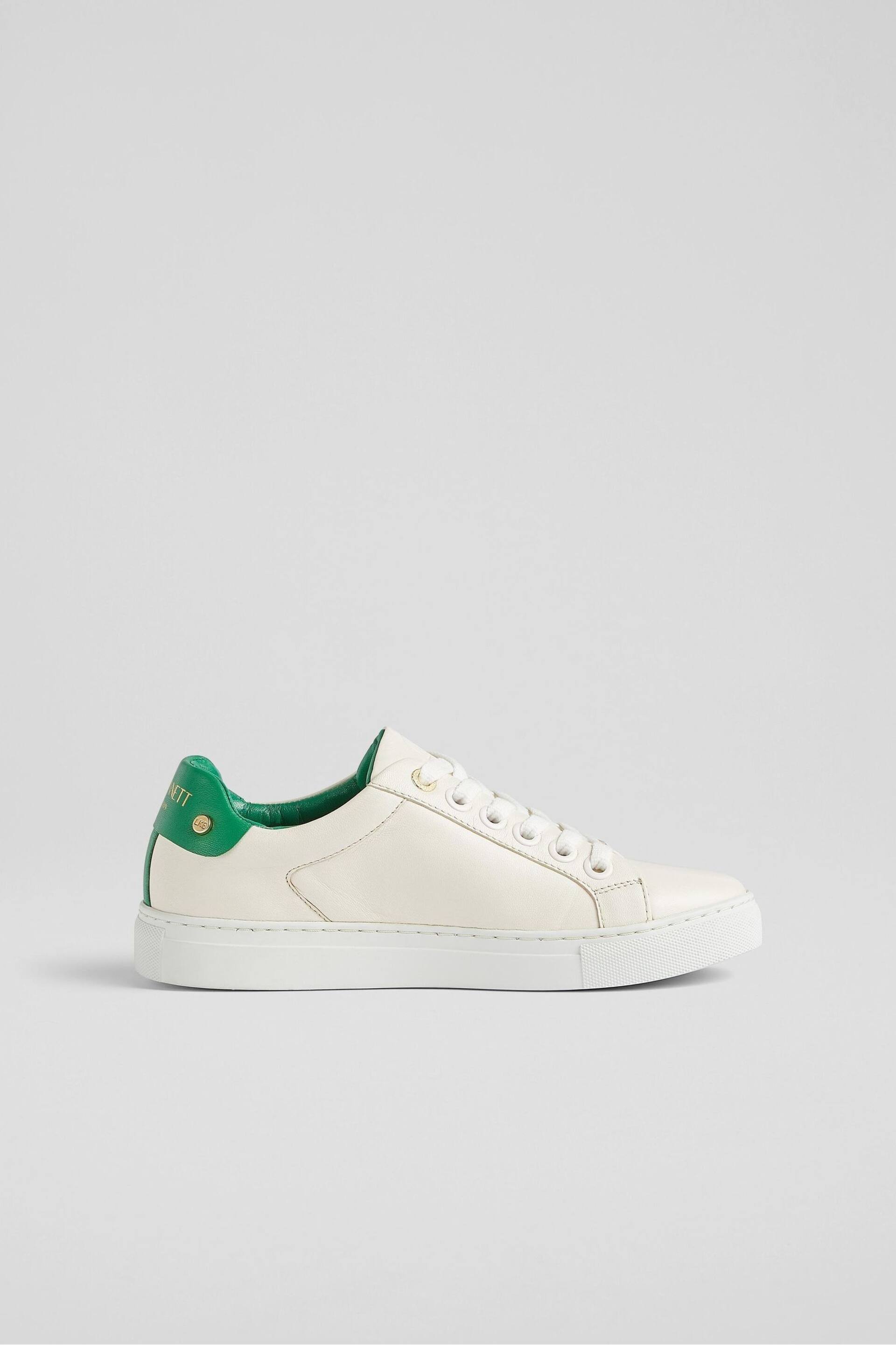 LK Bennett Signature Leather Trainers - Image 6 of 7