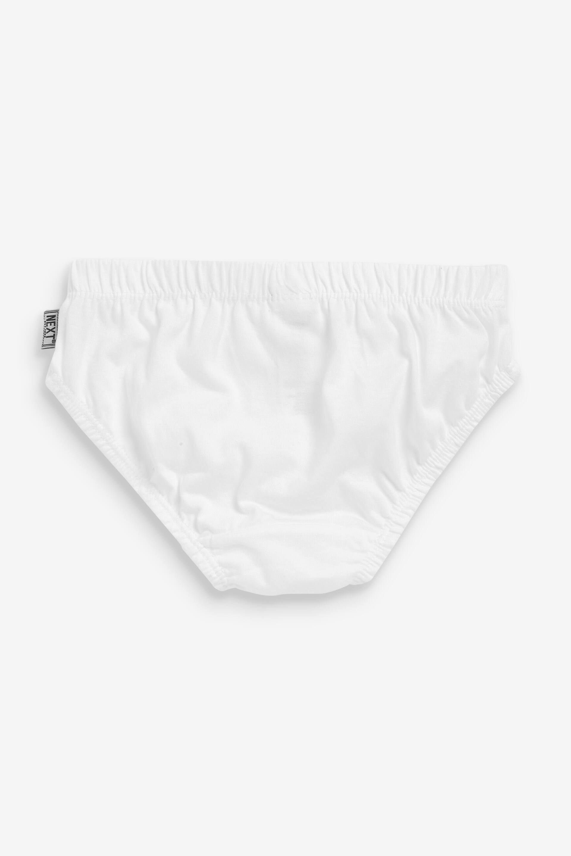 White 7 Pack Briefs (1.5-16yrs) - Image 3 of 3