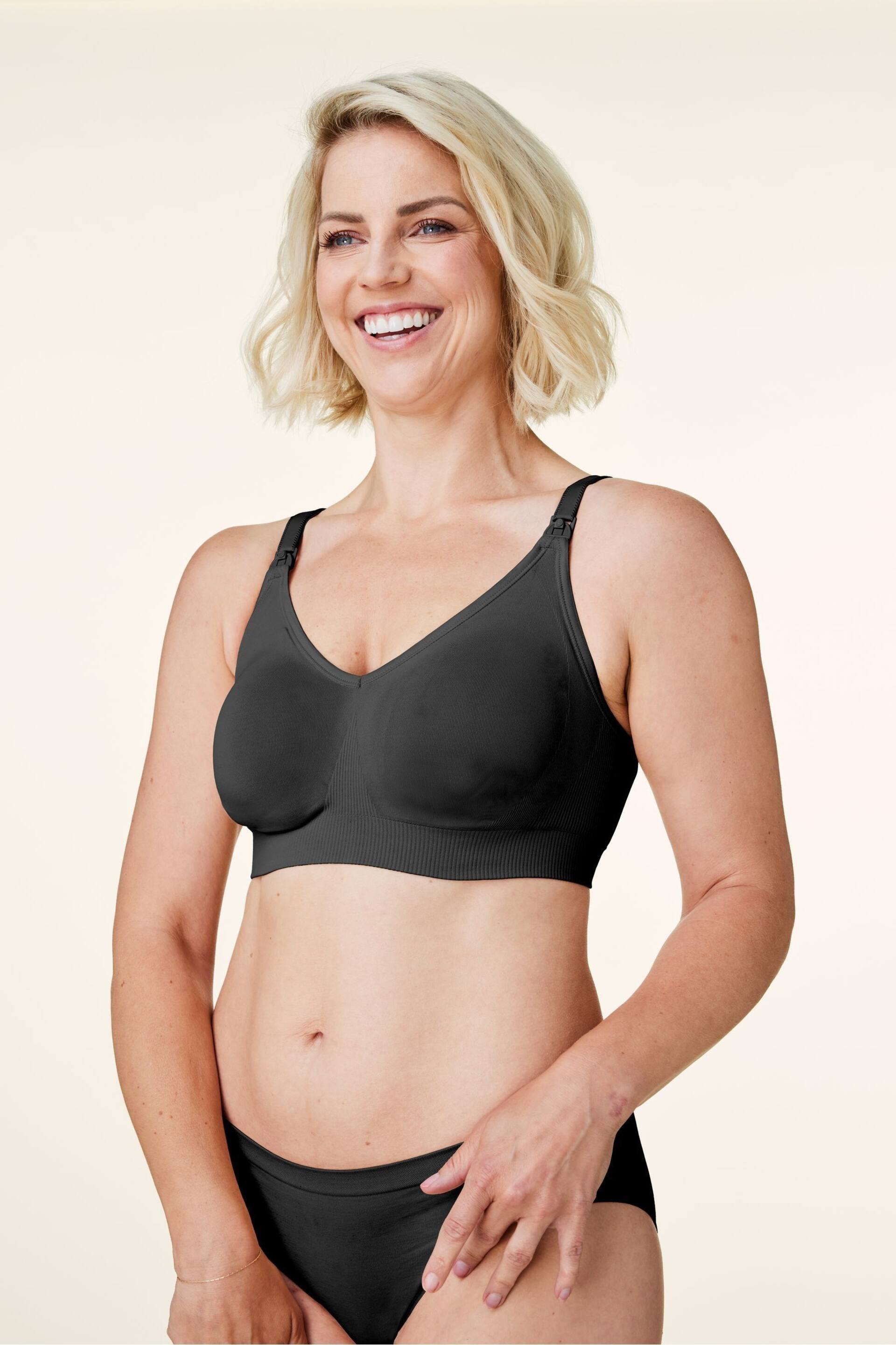 Bravado Black Sustainable Body Silk Seamless Nursing Bra - Image 1 of 5