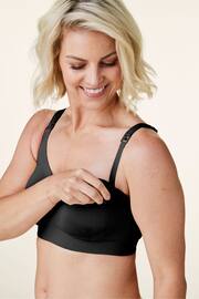 Bravado Black Sustainable Body Silk Seamless Nursing Bra - Image 3 of 5