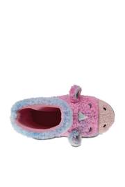 Totes Pink Kids Dino Boot Slippers - Image 4 of 5