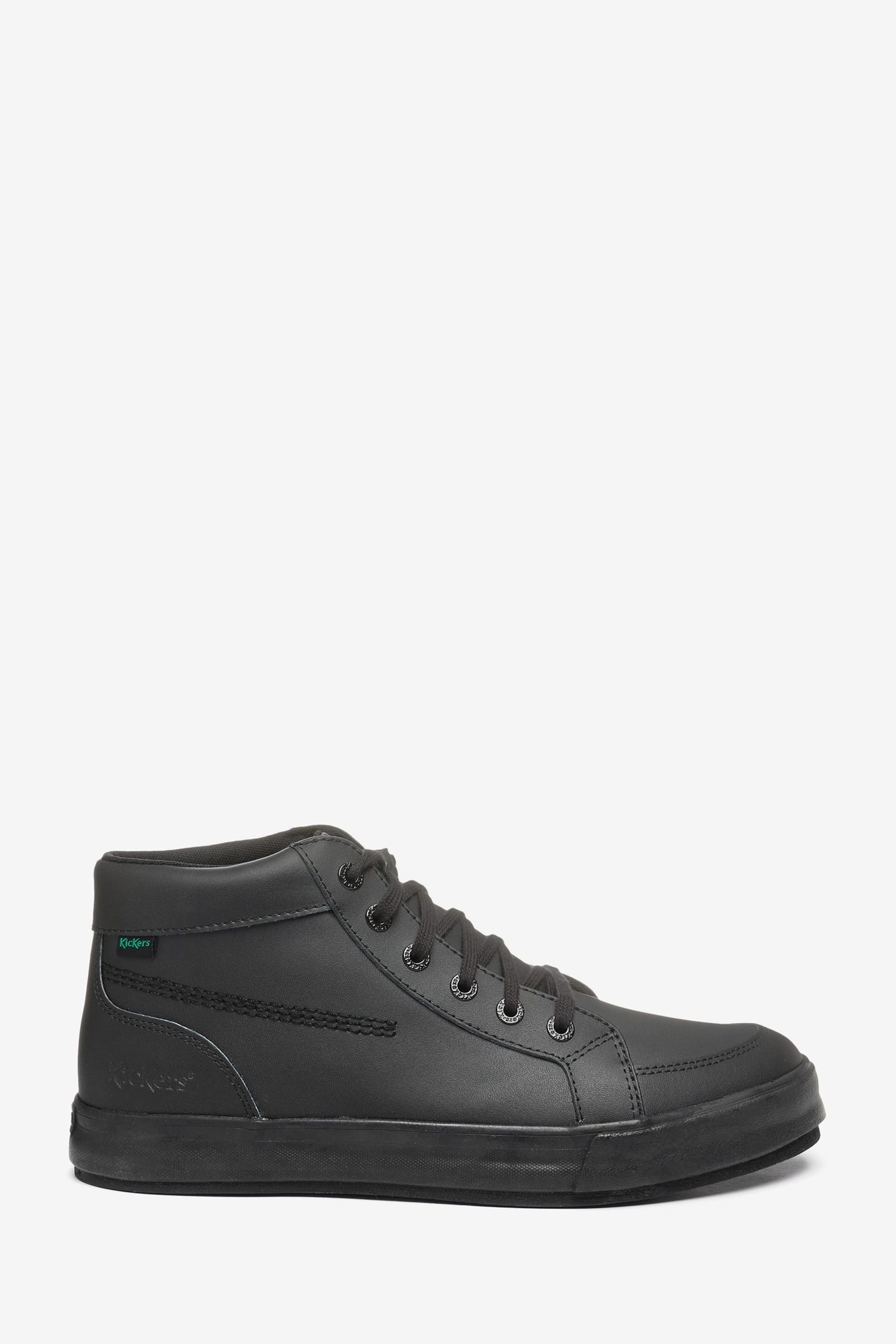 Kickers Black Tovni Hi Leather Shoes - Image 1 of 6