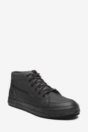 Kickers Black Tovni Hi Leather Shoes - Image 2 of 6