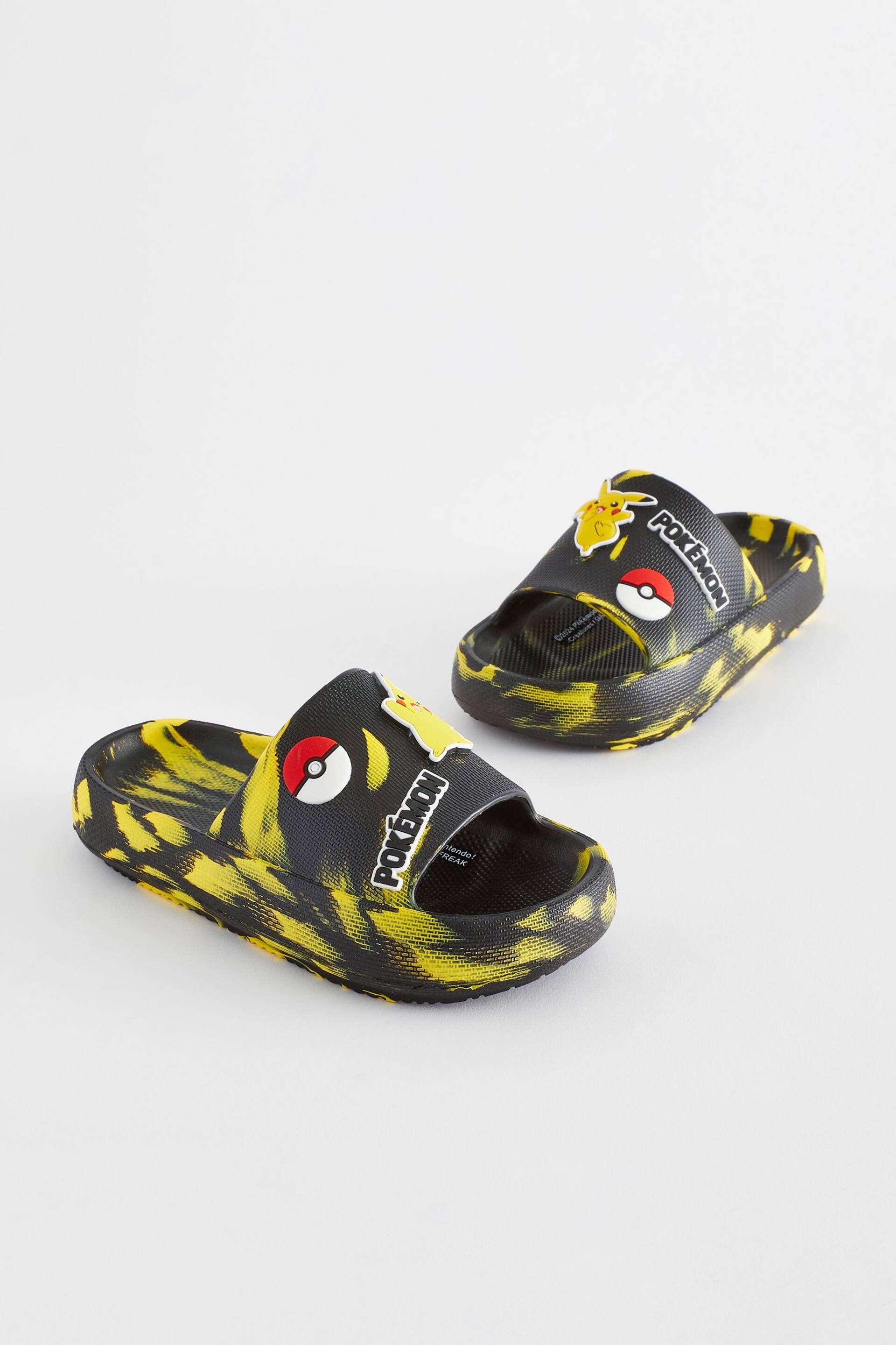 Yellow/Black Pokémon Chunky Sliders - Image 1 of 5