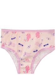 Harry Bear Pink Girls Unicorn Underwear 5 Packs - Image 2 of 5