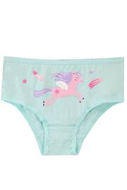 Harry Bear Pink Girls Unicorn Underwear 5 Packs - Image 4 of 5