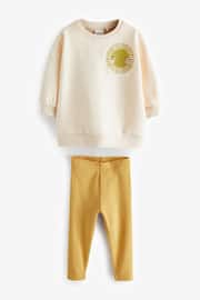 Yellow Relaxed Fit Sweater And Leggings Set (3mths-7yrs) - Image 4 of 6