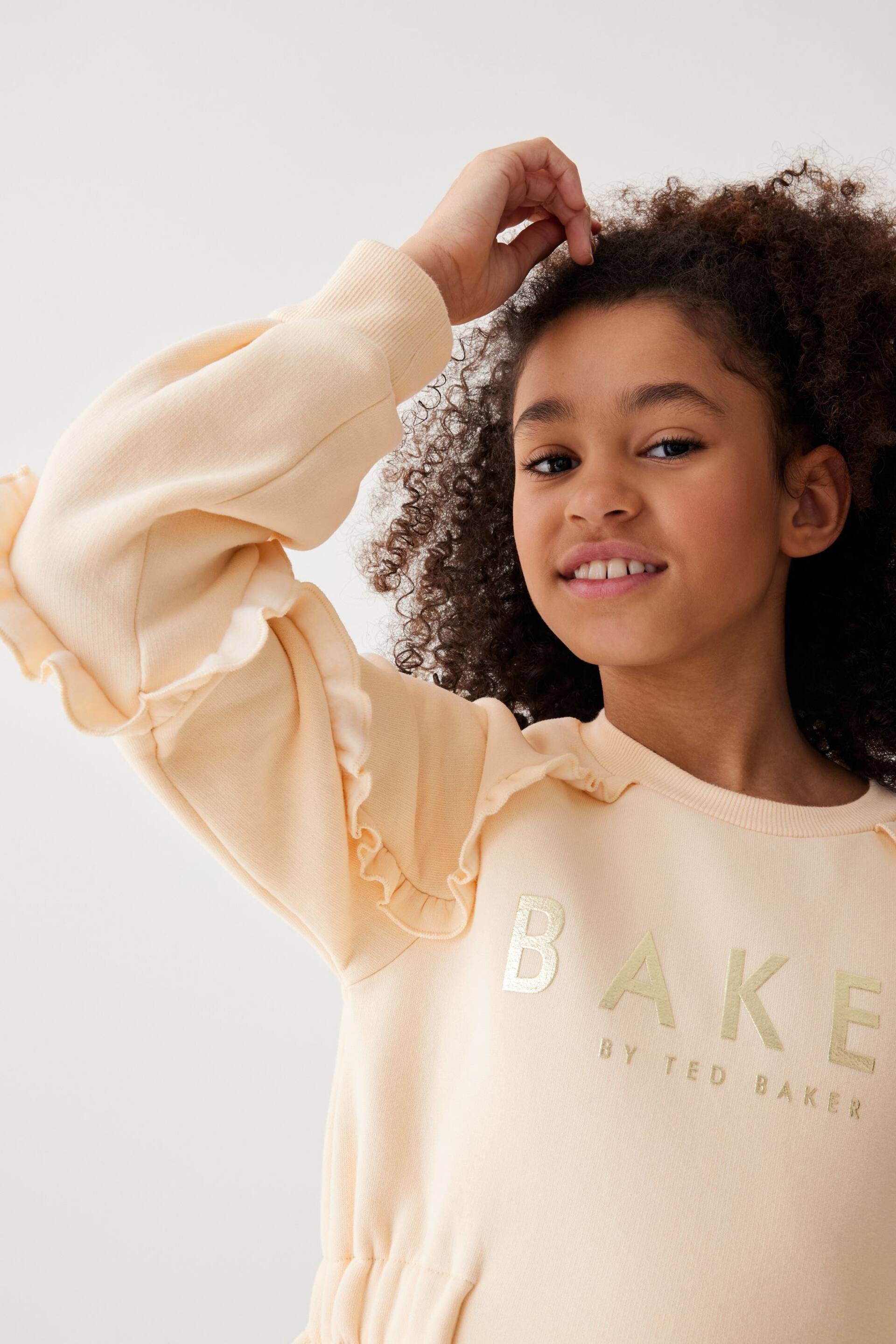 Baker by Ted Baker Frilled Sweat Dress - Image 5 of 9