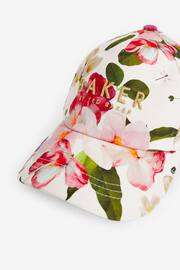 Baker by Ted Baker Girls Floral Twill Embroidered Baseball Cap - Image 2 of 6