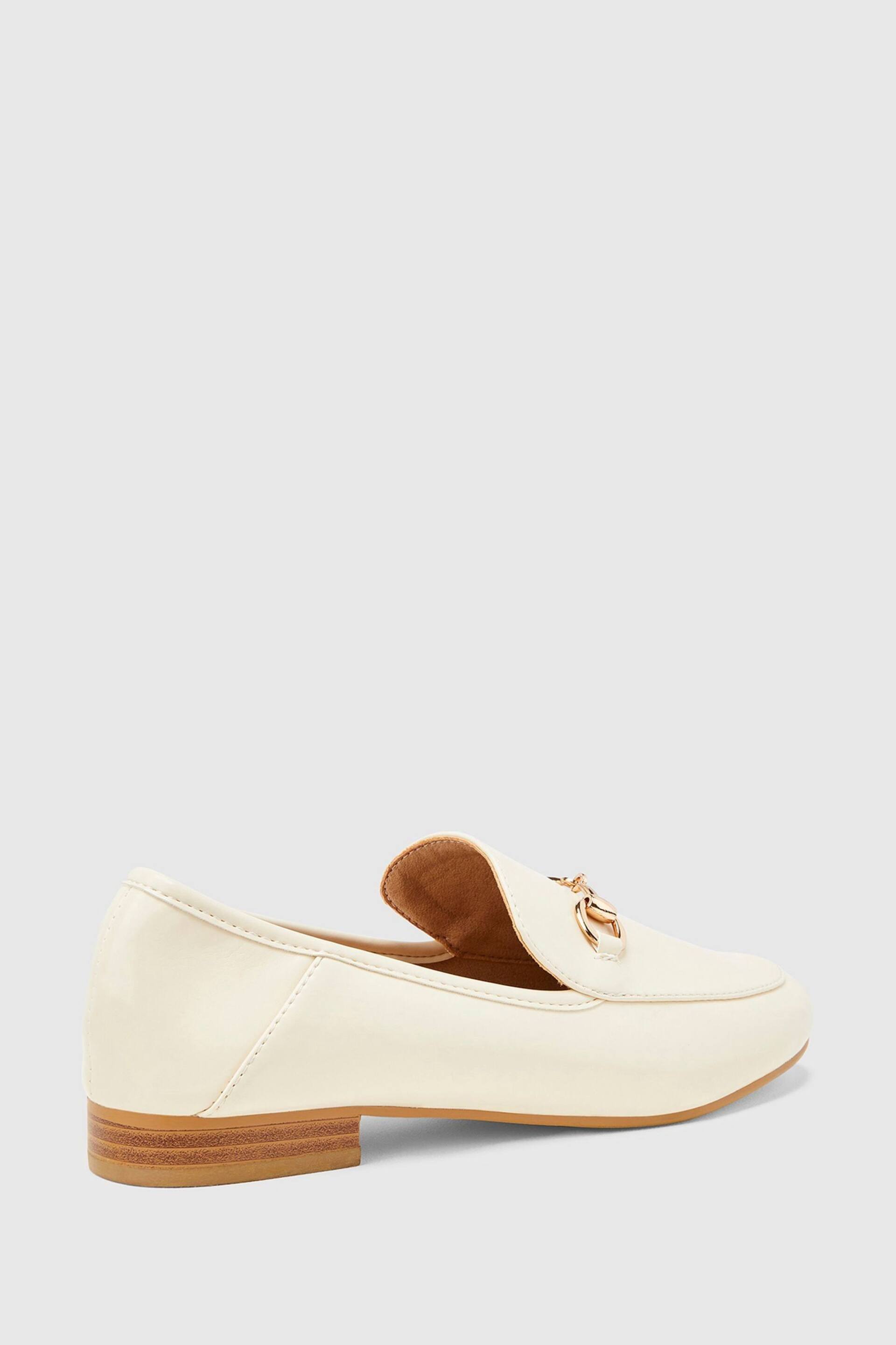 Novo Cream Early Flat Loafers - Image 3 of 3