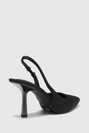 Novo Black Regular Fit Zafu Slingback Court Shoes - Image 4 of 4