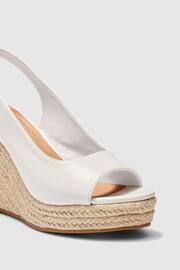 Novo White Regular Fit Ocean Slingback Espadrille Wedge - Image 3 of 4