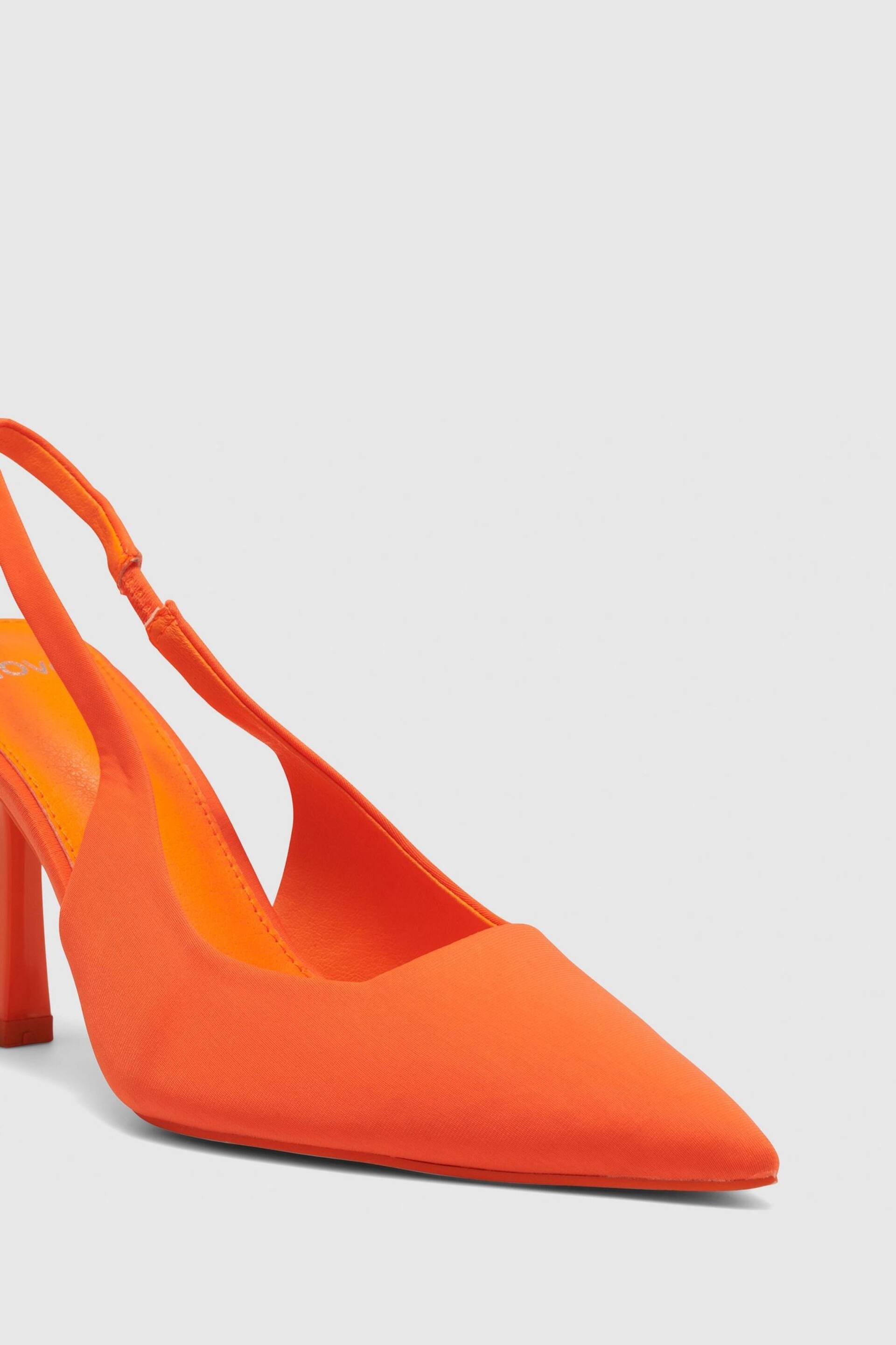 Novo Orange Regular Fit Zafu Slingback Court Shoes - Image 3 of 4