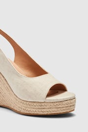 Novo Natural Regular Fit Ocean Slingback Espadrille Wedge - Image 3 of 4