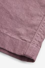 Pink Linen Blend Chino Shorts - Image 8 of 9