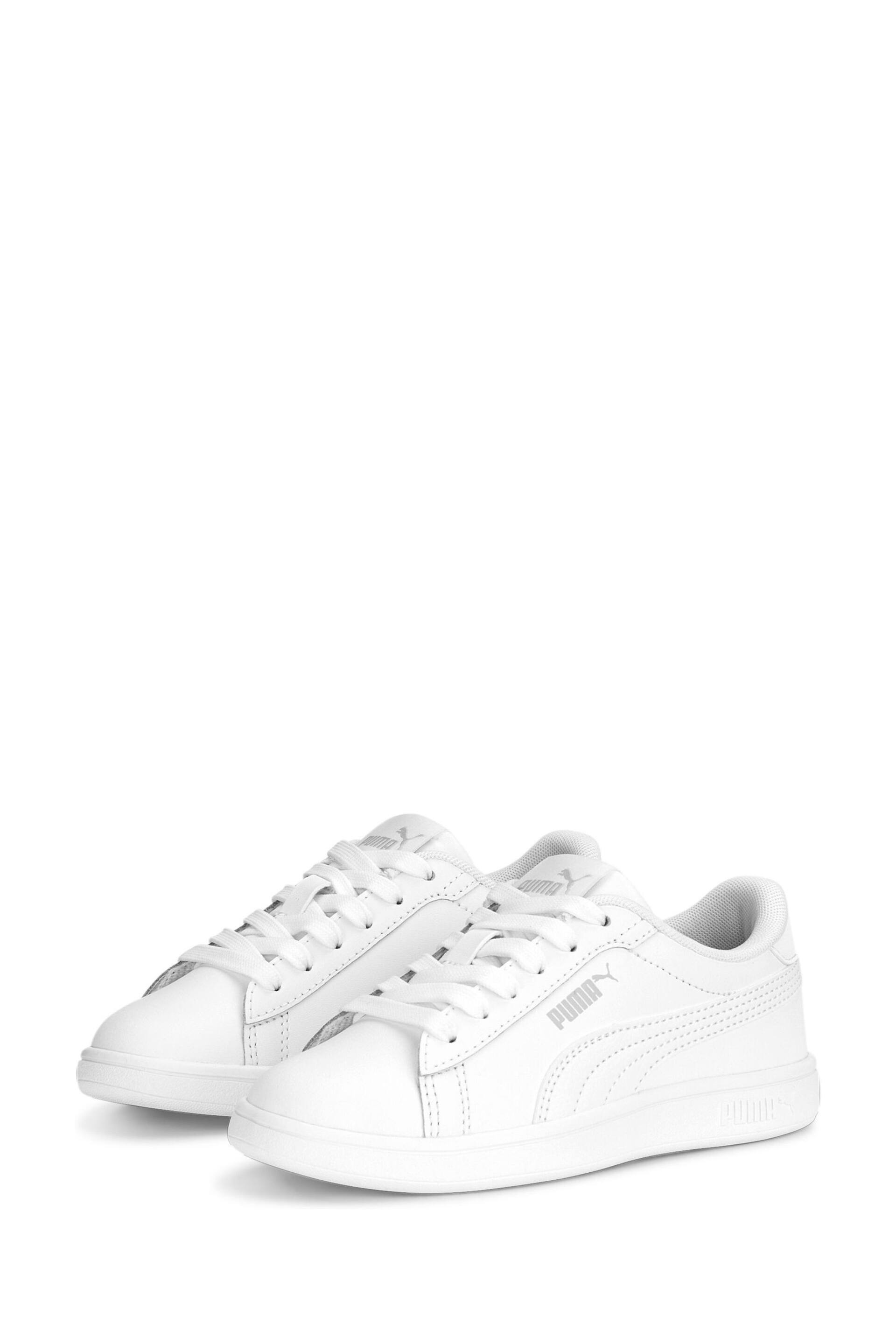 Puma White Smash 3.0 L Shoes - Image 3 of 6
