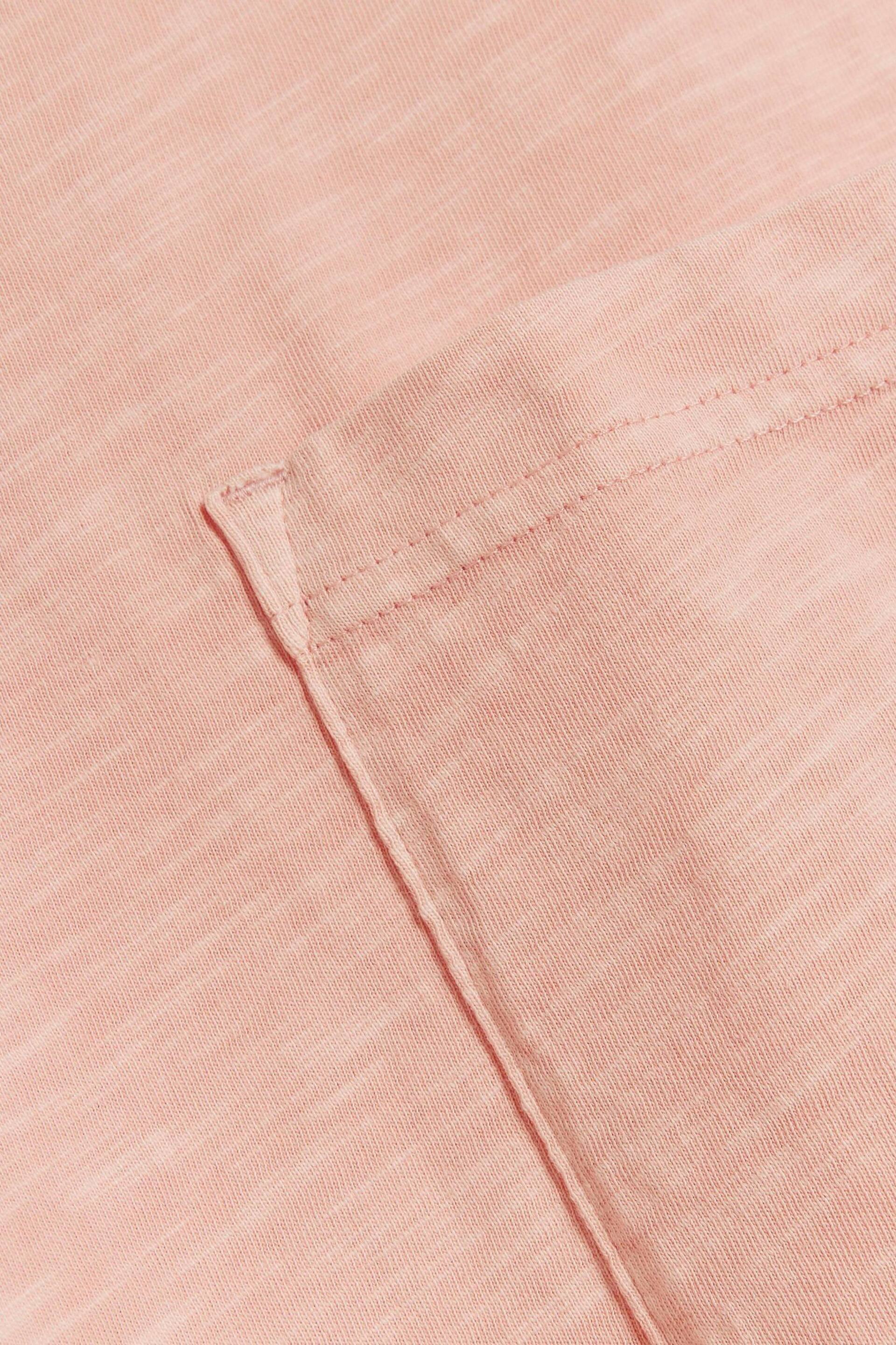 River Island Pink Sleeveless Slub Pocket Tank Top - Image 4 of 4