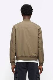 River Island Brown Cotton Bomber Jacket - Image 2 of 8