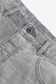 Grey Straight Fit 100% Cotton Authentic Jeans - Image 7 of 10