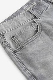 Grey Straight Fit 100% Cotton Authentic Jeans - Image 8 of 10