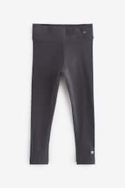 Mint Velvet Dark Grey Charcoal Rib Leggings - Image 10 of 13
