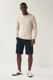 Lyle & Scott Natural Boucle Knitted Jumper - Image 3 of 5