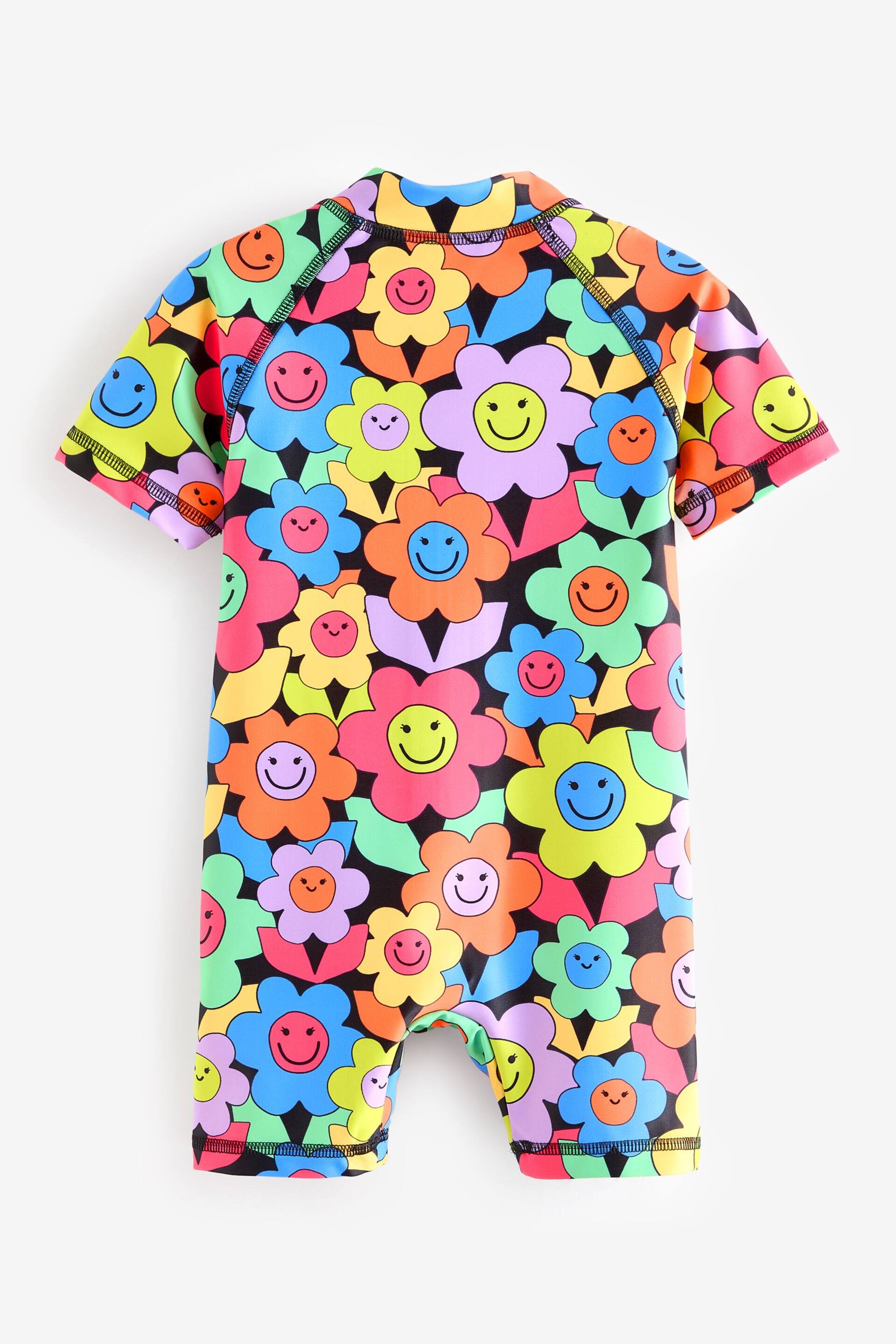 Multi Bright Floral Sunsafe Swimsuit (3mths-7yrs) - Image 6 of 7
