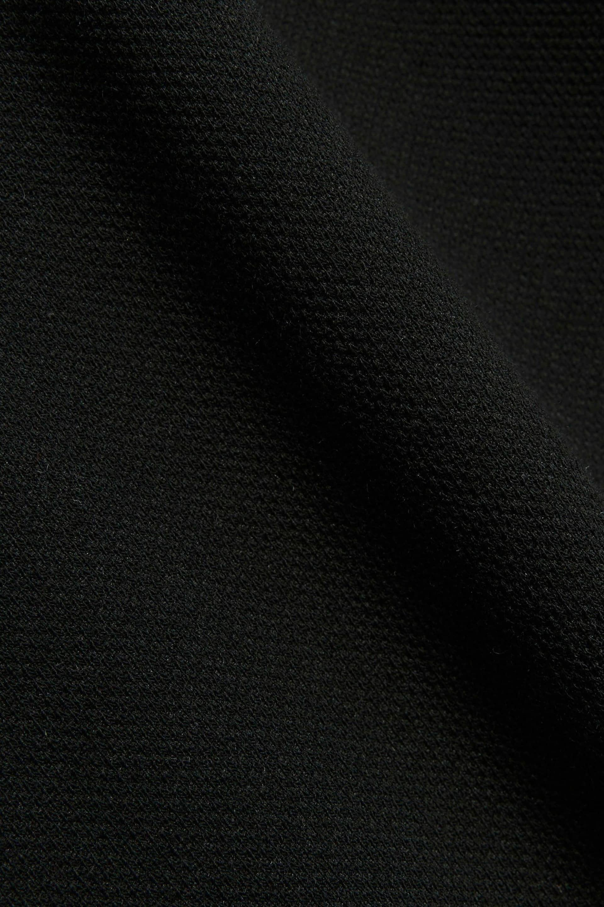 River Island Black Smart Texture Elasticated Joggers - Image 4 of 4