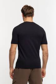 River Island Black Muscle Fit Brick T-Shirt - Image 2 of 3