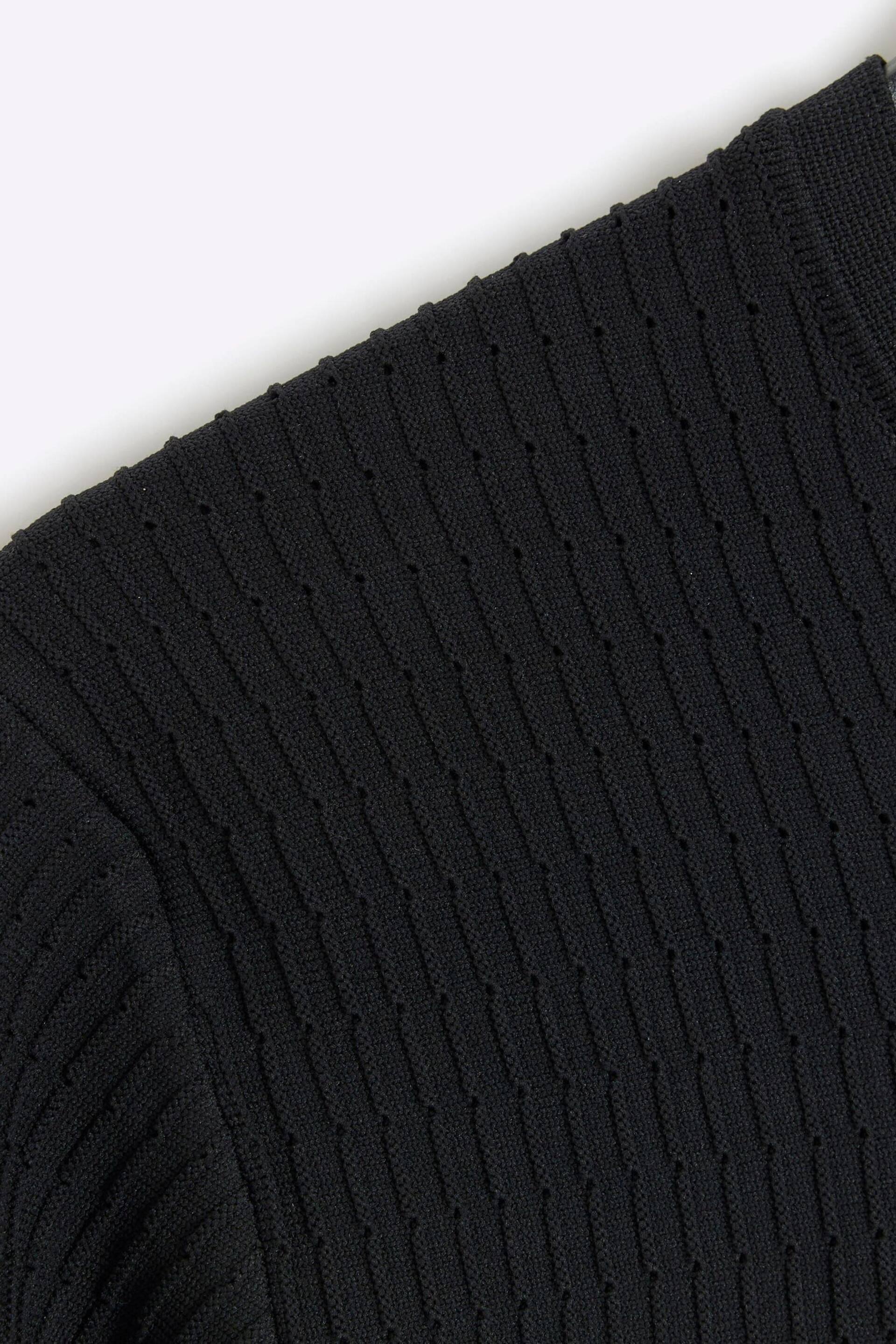 River Island Black Muscle Fit Brick T-Shirt - Image 3 of 3