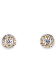 Ivory & Co Gold Balmoral Crystal Dainty Earrings - Image 1 of 5