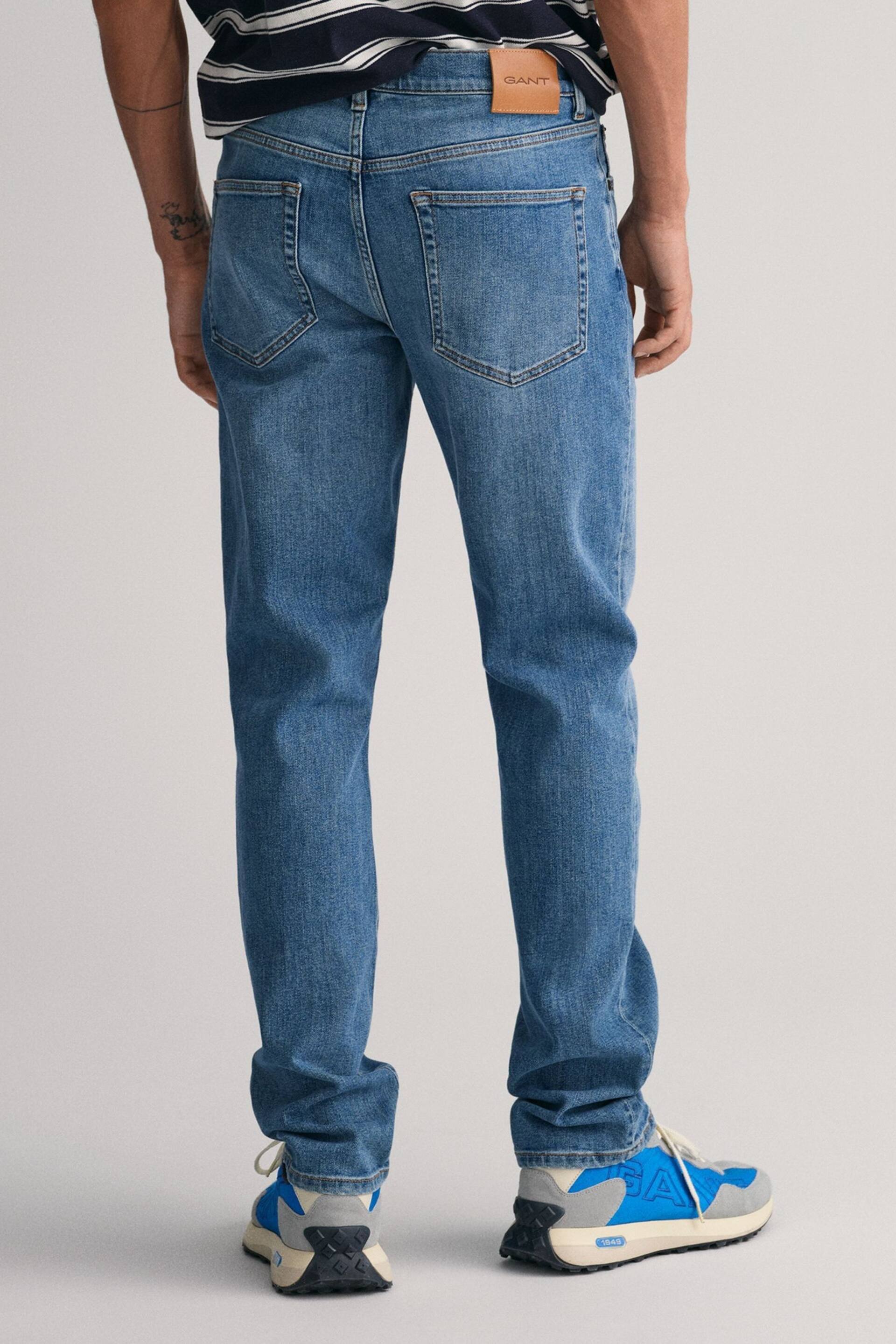 GANT Worn In Slim Fit Jeans - Image 2 of 5