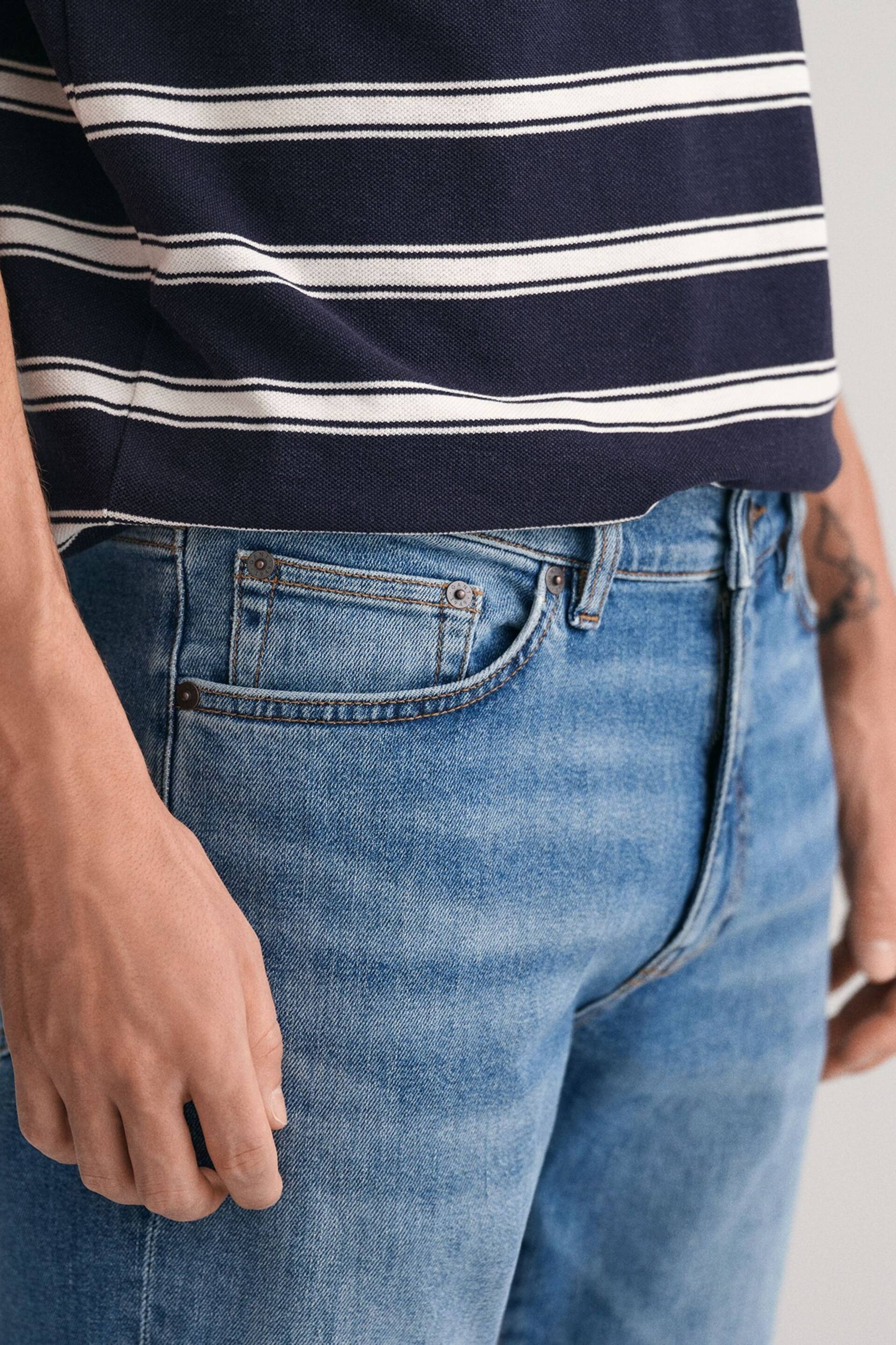GANT Worn In Slim Fit Jeans - Image 4 of 5
