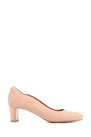 Jones Bootmaker Nude Zoey Leather Court Shoes - Image 2 of 6
