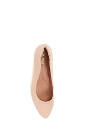 Jones Bootmaker Nude Zoey Leather Court Shoes - Image 5 of 6