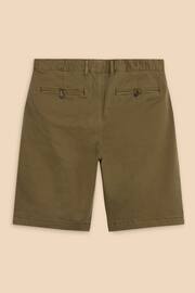 White Stuff Green Sutton Organic Chino Shorts - Image 6 of 7