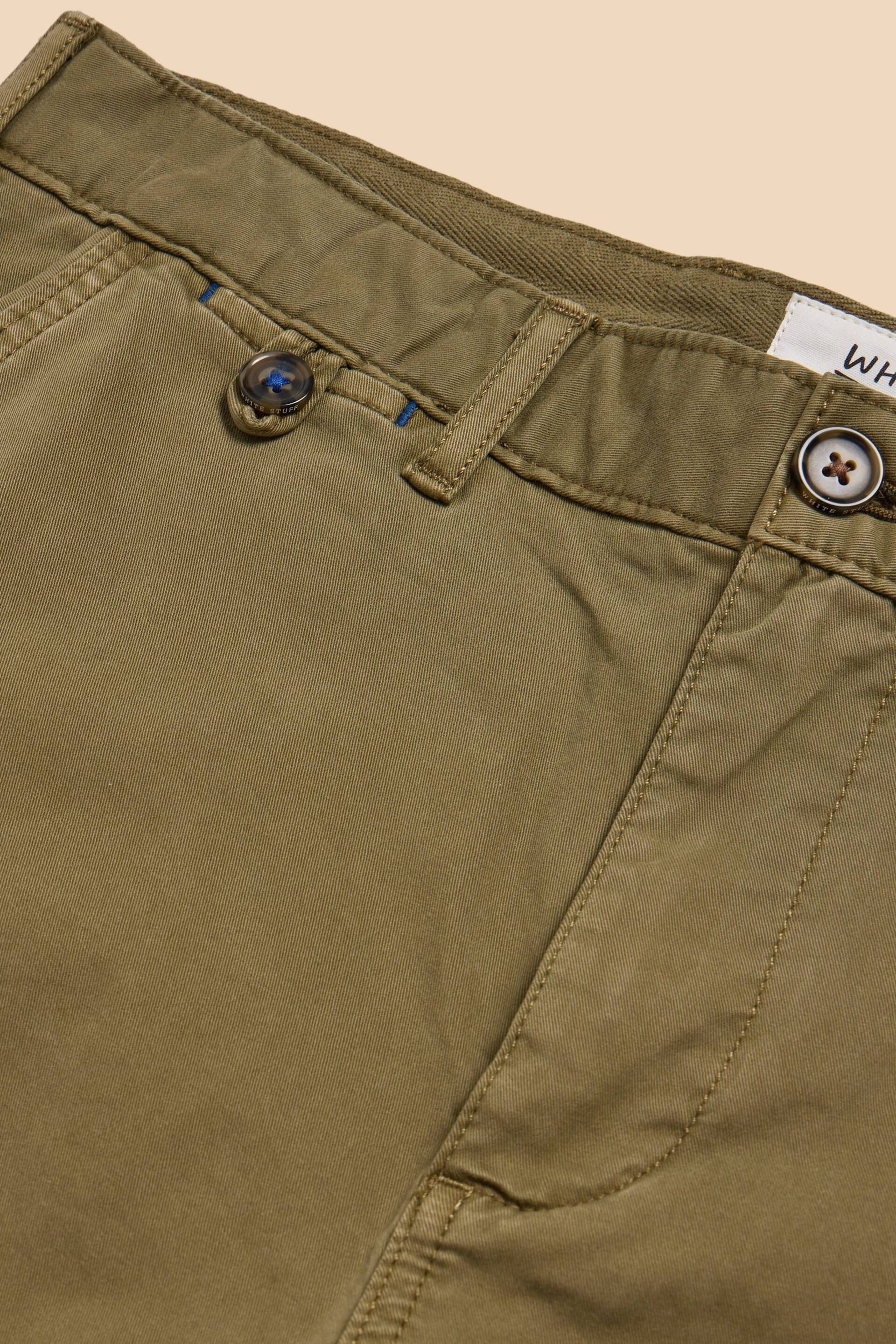 White Stuff Green Sutton Organic Chino Shorts - Image 7 of 7