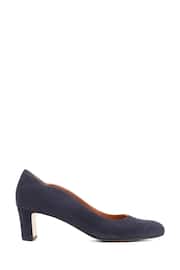 Jones Bootmaker Blue Zoey Leather Court Shoes - Image 2 of 6