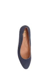 Jones Bootmaker Blue Zoey Leather Court Shoes - Image 5 of 6