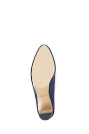 Jones Bootmaker Blue Zoey Leather Court Shoes - Image 6 of 6