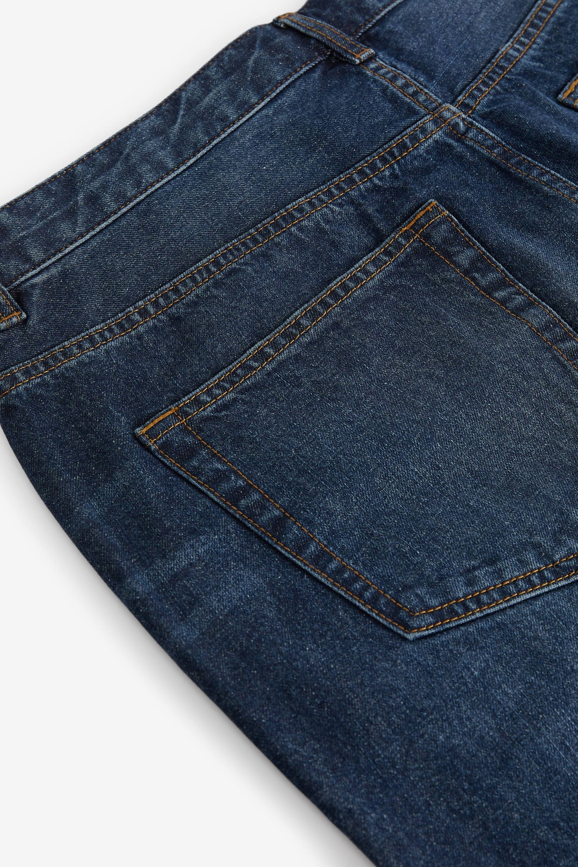 Blue Mid Relaxed Fit 100% Cotton Authentic Jeans - Image 10 of 12
