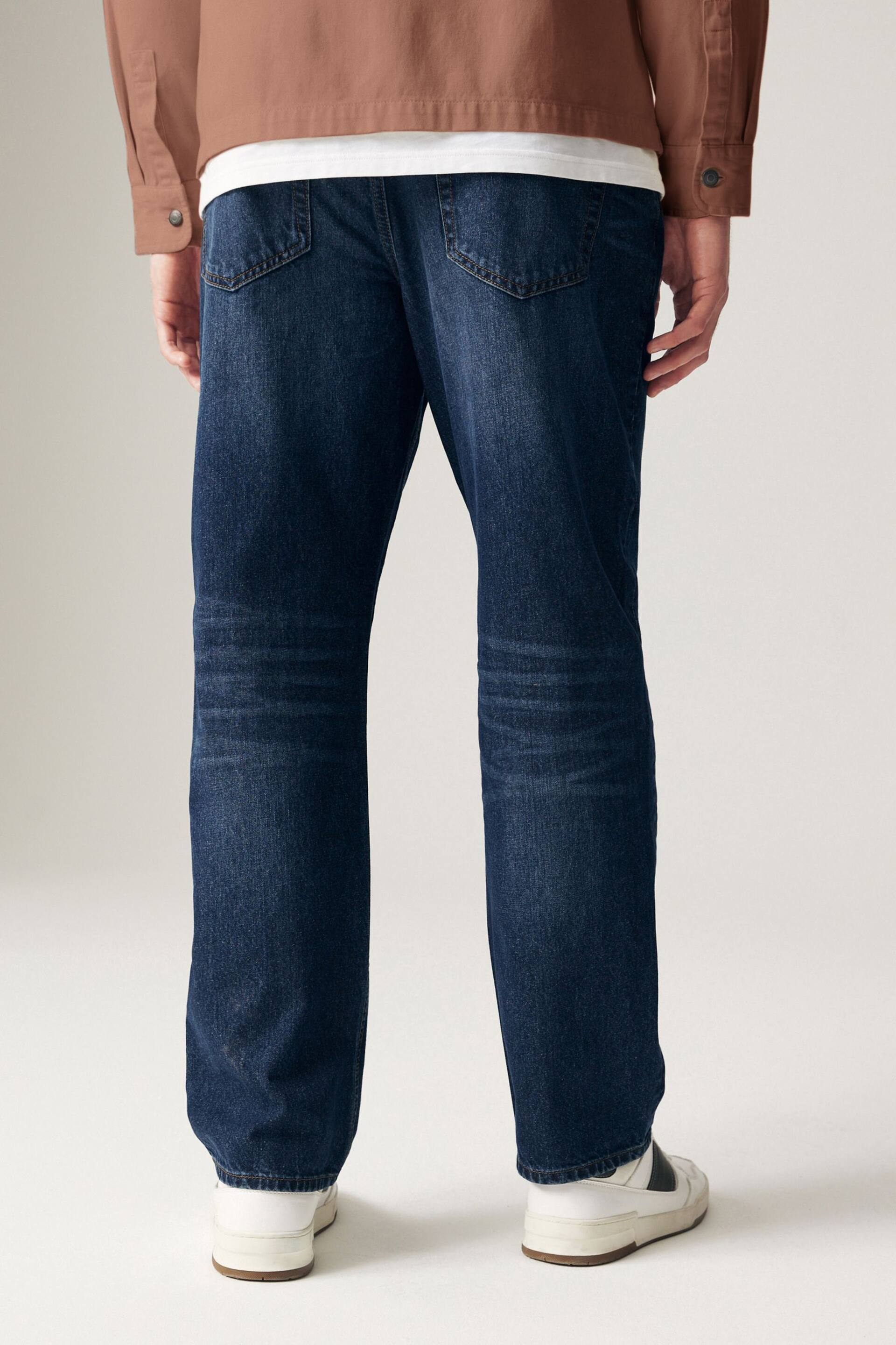 Blue Mid Relaxed Fit 100% Cotton Authentic Jeans - Image 2 of 12