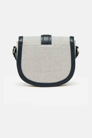 Joules Ludlow Navy Blue Canvas Cross Body Bag - Image 4 of 10