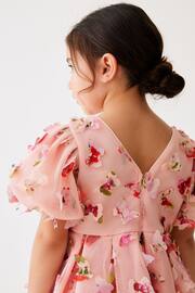 Baker by Ted Baker Pink 3D Butterfly Dress - Image 5 of 10