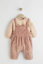 Pink Spot Baby 2pc Baby Dungaree & Bodysuit Set (0mths-2yrs) - Image 1 of 10