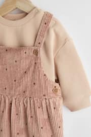 Pink Spot Baby 2pc Baby Dungaree & Bodysuit Set (0mths-2yrs) - Image 4 of 10