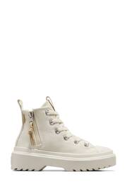 Converse Cream Lugged Lift Junior Trainers - Image 2 of 10